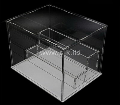 2 tiered clear acrylic display case