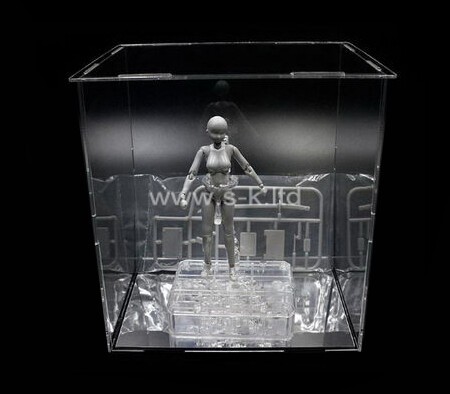 Custom design large clear acrylic figure display case