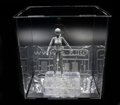 Custom design large clear acrylic figure display case