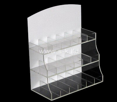 Custom design 3 tiered acrylic multi grids display holders