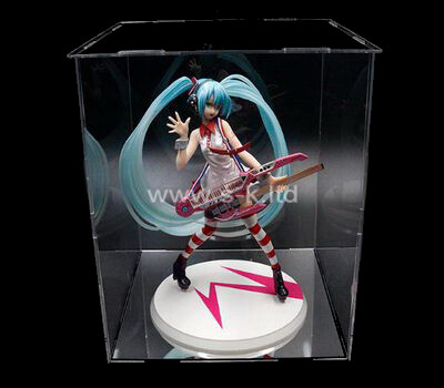 Custom design clear acrylic figure display case