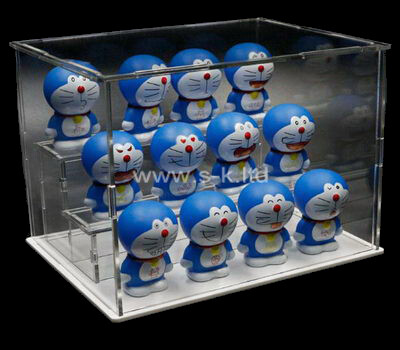 Custom design 3 tiered clear acrylic toys display box