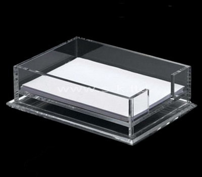 Custom design clear acrylic notepad holder