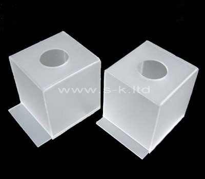 Custom design acrylic tissue box