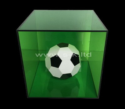 Custom design green acrylic football display case