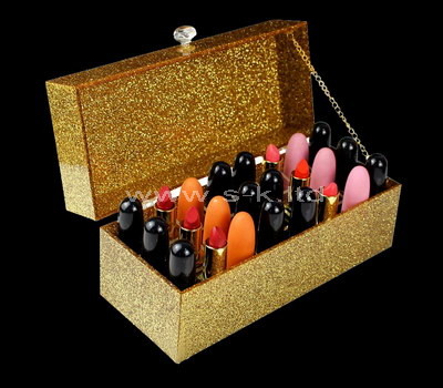 Custom acrylic lipstick organizer box