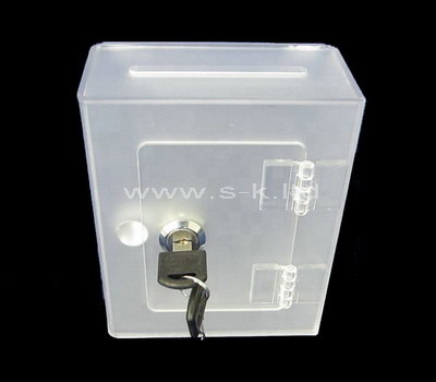 Custom lockable acrylic suggestion box
