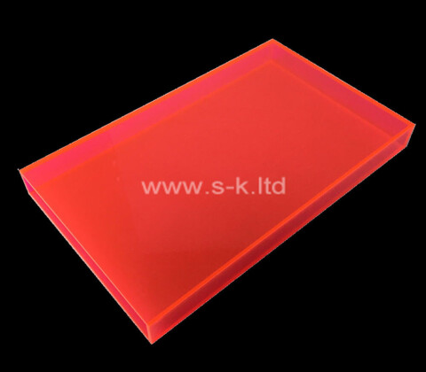 Custom red acrylic slipcase