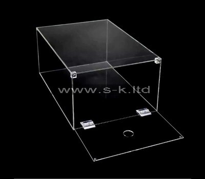 Custom clear acrylic case with lid