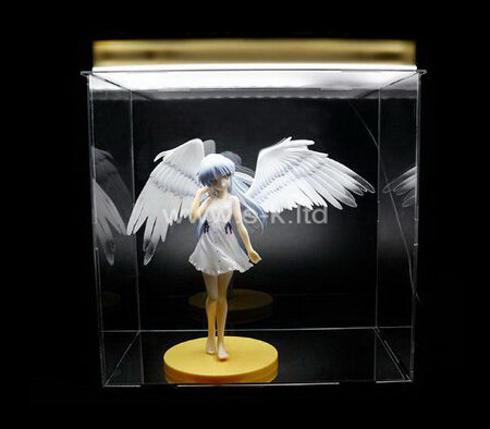 Custom clear acrylic angel case