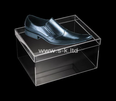 Custom perspex shoe box with lid