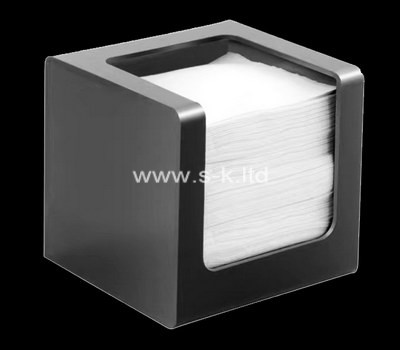 Custom square perspex tissue box