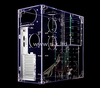 Custom clear acrylic computer mainframe case