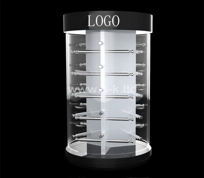 Custom round acrylic display cabinet