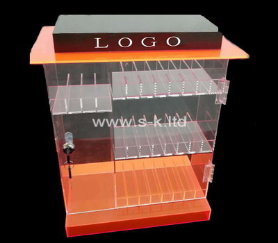 Custom lockable acrylic display cabinet