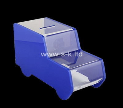 Custom car shape acrylic money box