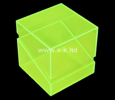 Individuelle grüne Acrylbox