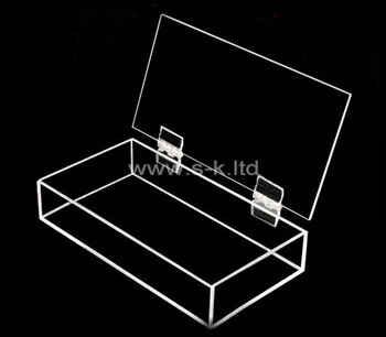Custom clear plexiglass organizer box