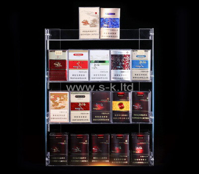 Custom plexiglass cigarette display case