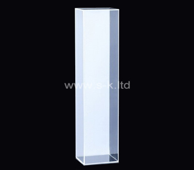 Custom tall narrow clear plexiglass display case