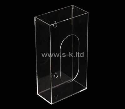 Custom wall clear lucite kitchen paper box