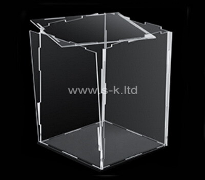Custom clear lucite collapsible display case