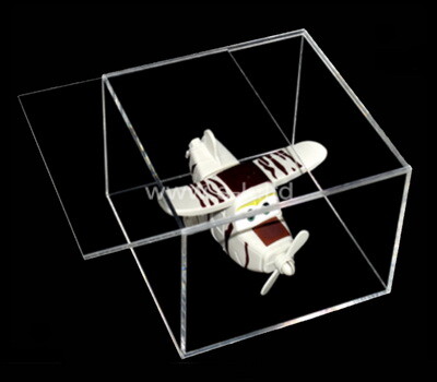Custom clear lucite airplane model box