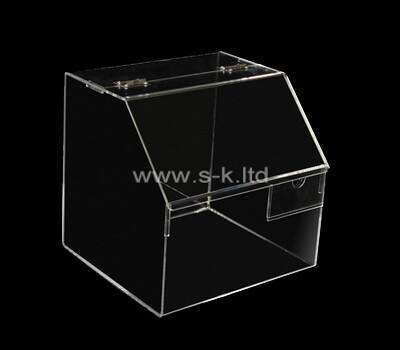 Custom retail clear plexiglass candy box