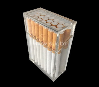 Custom transparent acrylic cigarrette box