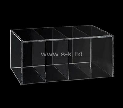 Custom transparent acrylic 4 grids box