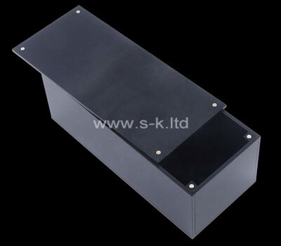 Acrylic supplier customize plexiglass magnetic sliding lid box