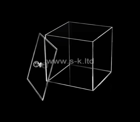 Acrylic factory customize plexiglass square box with lid
