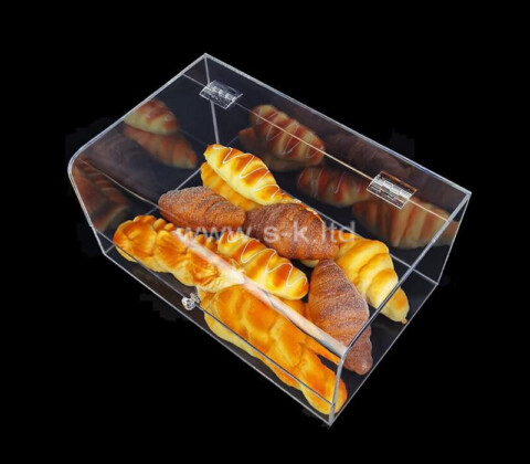 Plexiglass supplier customize acrylic bread showcase