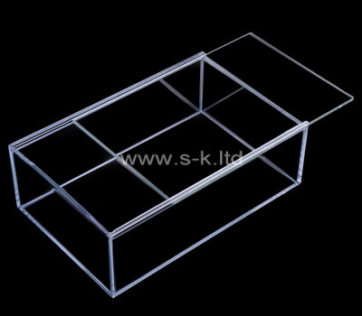 Plexiglass manufacturer customize acrylic sliding lid box
