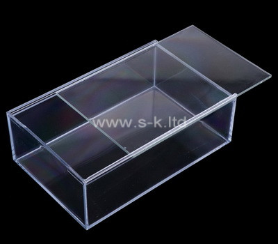 Plexiglass manufacturer customize acrylic sliding lid box