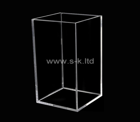 Plexiglass factory customize table top lucite pen holder box