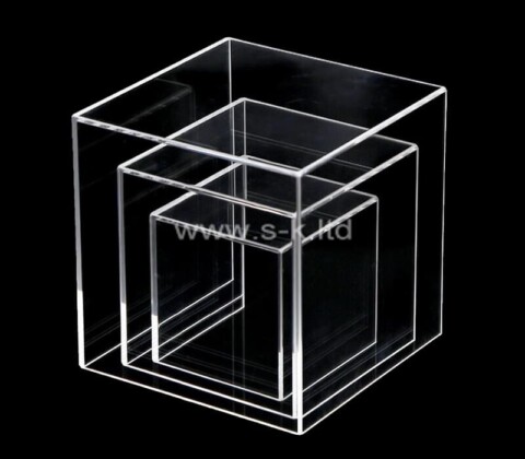 Plexiglass factory customize acrylic 5 sided showcase