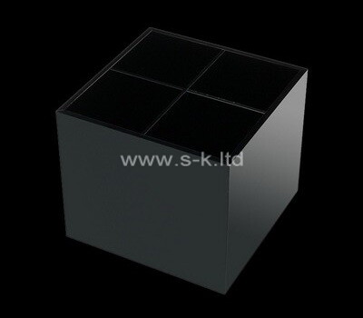 Acrylic manufacturer customize desktop perspex organizer box