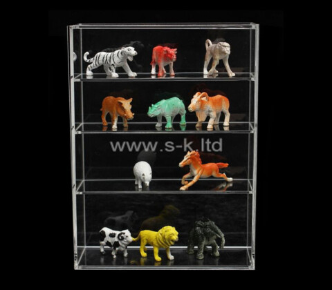 Plexiglass manufacturer customize multi tiers acrylic toys showcase