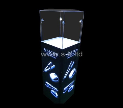 Acrylic supplier custom lighted display case