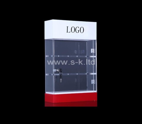 Acrylic supplier custom led display cabinet