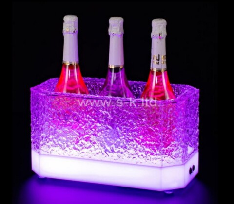 Acrylic supplier custom bar led light champagne barrel ktv beer barrel