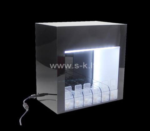 Acrylic supplier custom curio cabinet lighting