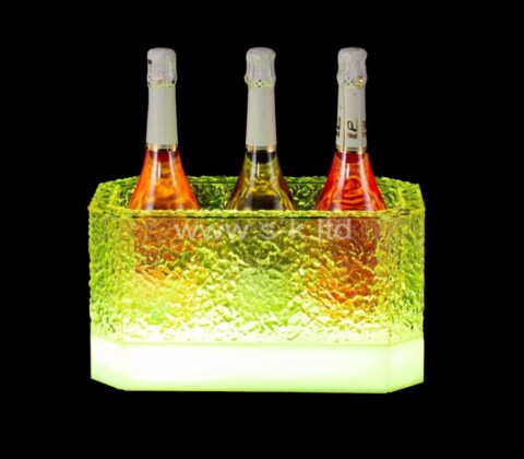 Acrylic manufacturer custom bar led light champagne barrel ktv beer barrel
