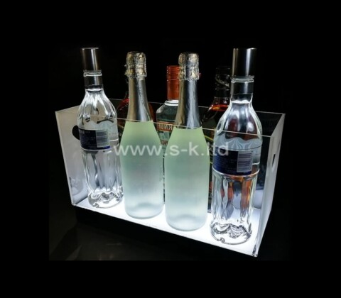 OEM acrylic luminous ice bucket on wine props customization
