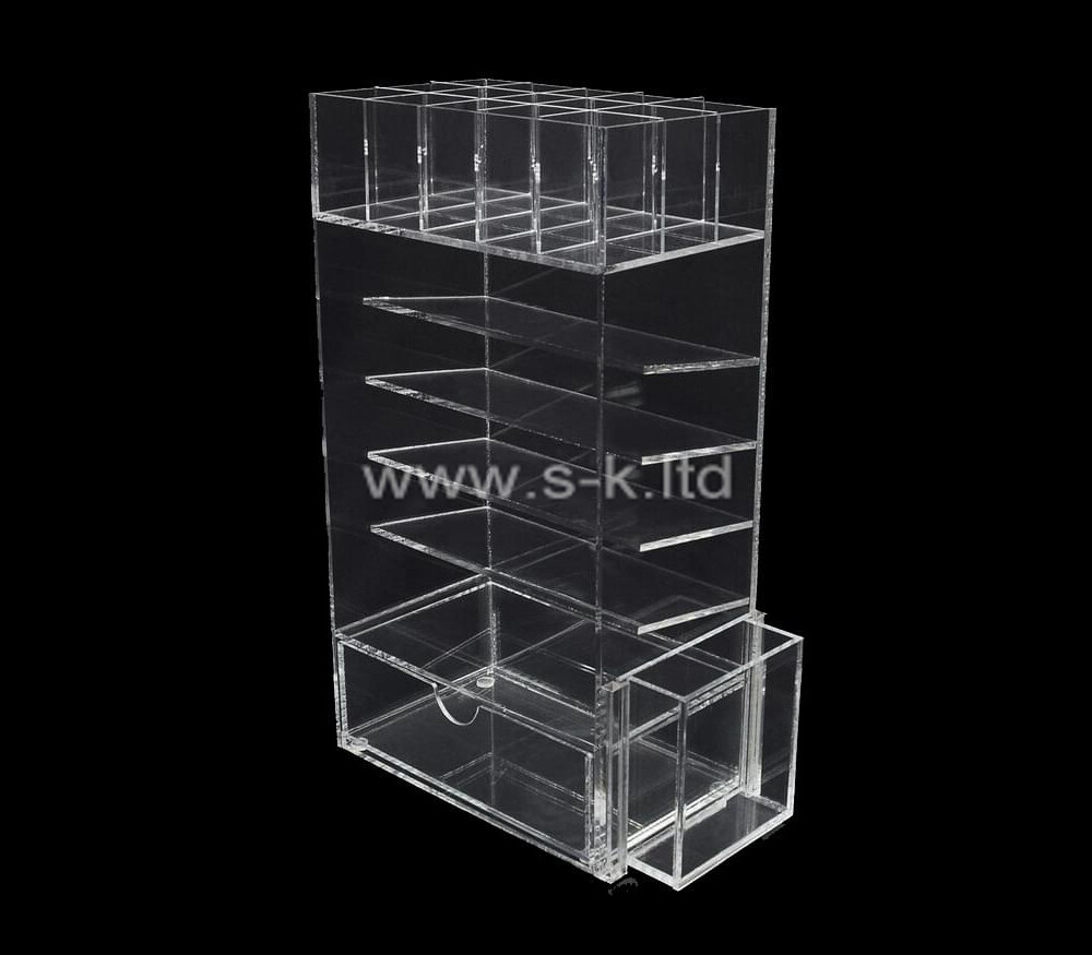 Fournisseur d'acrylique plexiglas personnalisé multi diviseurs vitrine de vente au détail