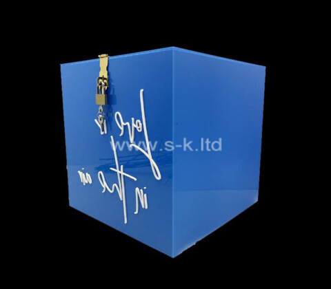 OEM supplier customized acrylic ballot box perspex charity box