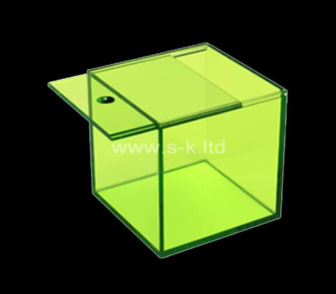 OEM supplier customized acrylic sliding lid storage box