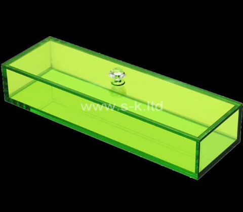 OEM supplier customized acrylic storage box with lid