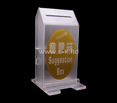 OEM supplier customized plexiglass lockable suggestion box